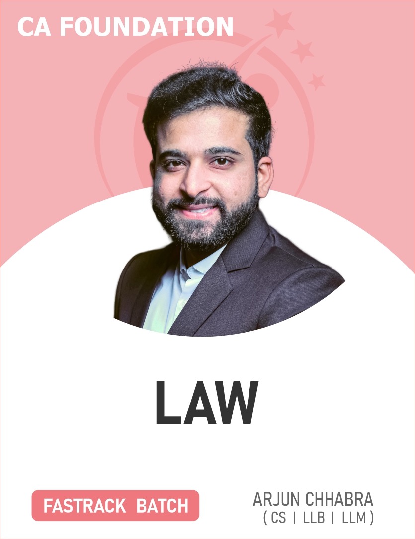 CA Foundation Business Laws (Fastrack Batch) for Sep 25